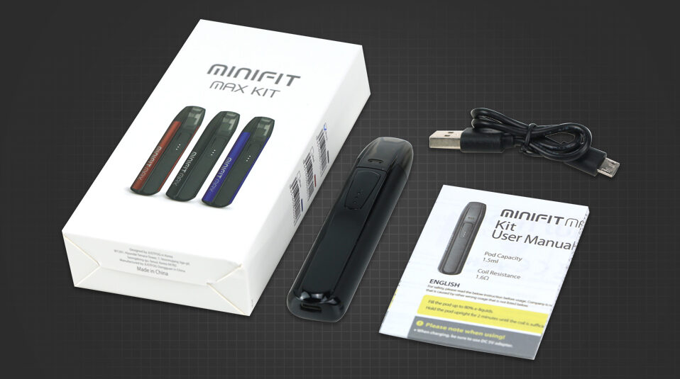 Justfog Minifit Max Pod Paket İçeriği, Justfog Mınıfıt Max Pod Paket İçeriği