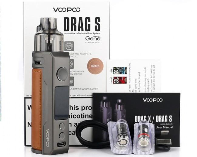 Voopoo Drag S Pod Paket İçeriği