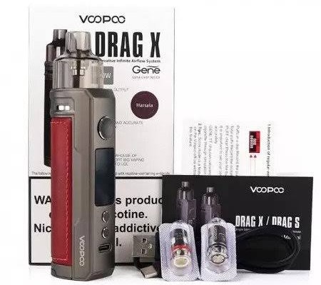 Voopoo Drag X Pod Kit 80w Paket İçeriği